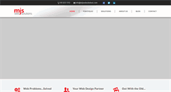 Desktop Screenshot of mjswebsolutions.com